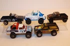 Five Vintage 1980's-2000's Hot Wheels / Matchbox Trucks HUMMER / BLAZER / MORE