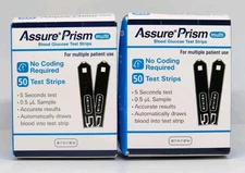 Assure Prism Multi Blood Glucose Test Strips 100 Count New in Box Exp 02/11/2026