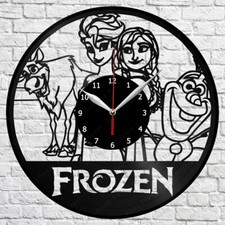 Frozen Vinyl Record Wall Clock Home Fan Art Decor 12'' 30 cm 5378