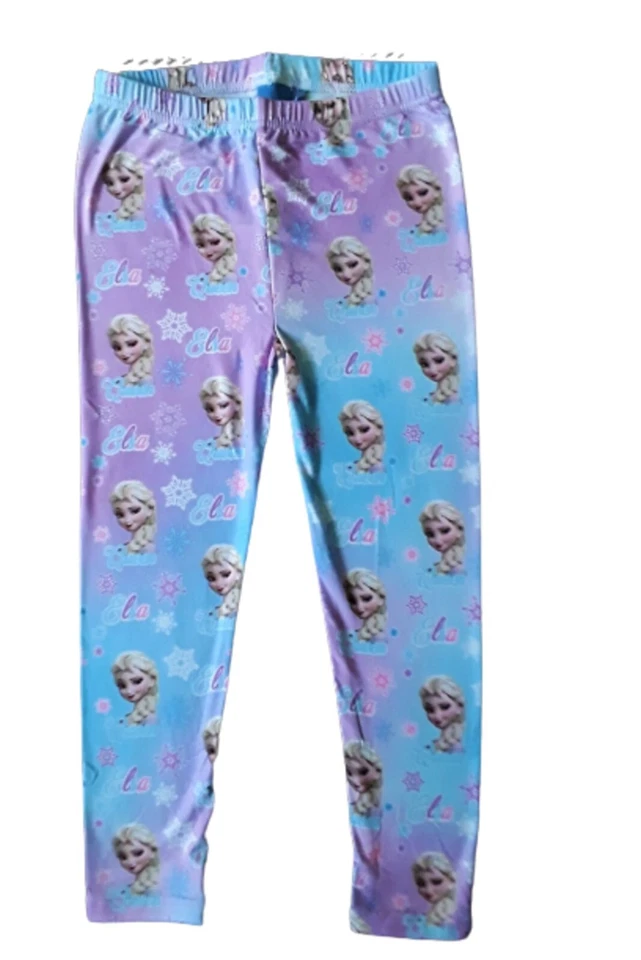 Disney Frozen Eisköngin Elsa Mädchen Leggings Freizeithose Gr. 104-134