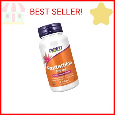 NOW Foods Supplements, Pantethine (Coenzyme A Precursor) 300 mg, Cardiovascular 