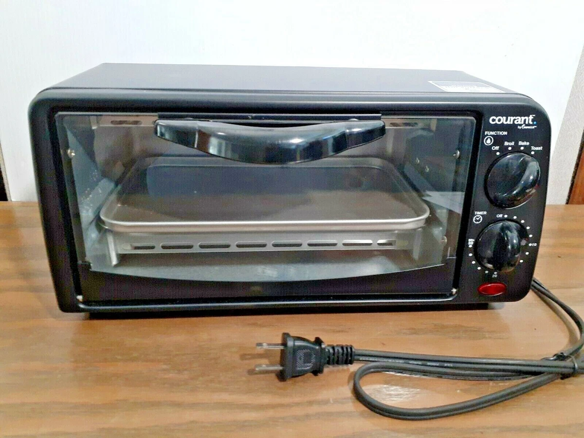 Courant Compact Toaster Oven Black