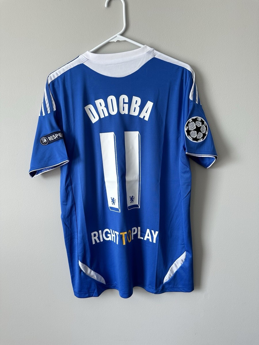 Didier Drogba Chelsea New Men's Champions League Final Blue Soccer