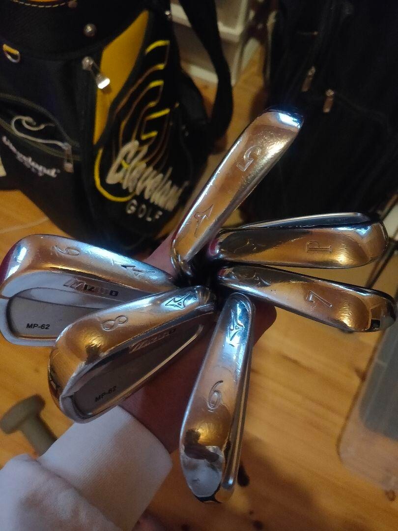 Mizuno MP-62 アイアンセット 6本セット Mizuno MP-62 Iron Set 3-9+Pw Dynamic Gold X100 8pcs Golf