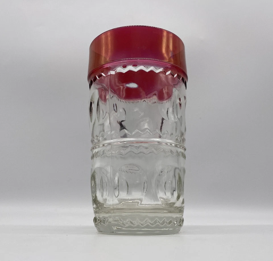Vintage Tiffin Kings Crown Ruby Tumbler Drinking Glass - Image 2 of 4