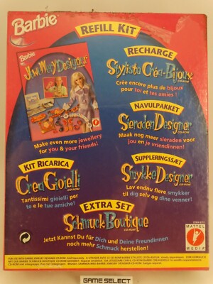 BARBIE Refill Kit Schmuck Kreieren PC Computer Big Box Italiano Neu Versiegelt