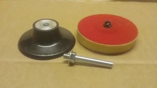 Almohadilla de respaldo de cambio rápido 75 mm (3") para Roloc con almohadilla de interfaz de bucle de gancho - Imagen 5 de 8