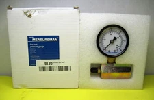 MEASUREMAN Gas Test Pressure Gauge 30 PSI /200kPa 3/4 Inch FNPT MA026