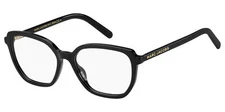 Marc Jacobs Women's Black Geometric Square Eyeglass Frame - MARC661-0807-16