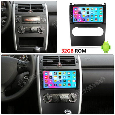 32GB Android 15.0 Autoradio GPS Navi Wlan Für Mercedes Benz A B Klasse W169 W245