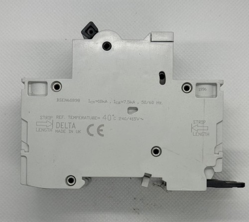 Bill Talisman THB021N 2A Amp Double Pole Circuit Breaker Type B B2 - Picture 2 of 2