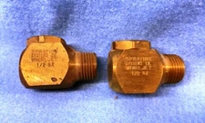 SPRAYING SYSTEMS CO, WHIRLJET SPRAY NOZZLE 1/2" BX  ** LOT OF 2 **