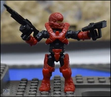 HALO CONSTRUX MEGA BLOKS UNSC RED SPARTAN LOCKE FIGURE DPW95 CHAMPIONS ARENA