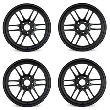 4x Enkei Racing Rpf1 Rims Wheels 15x7 4x100 Et35mm Cb73mm Black