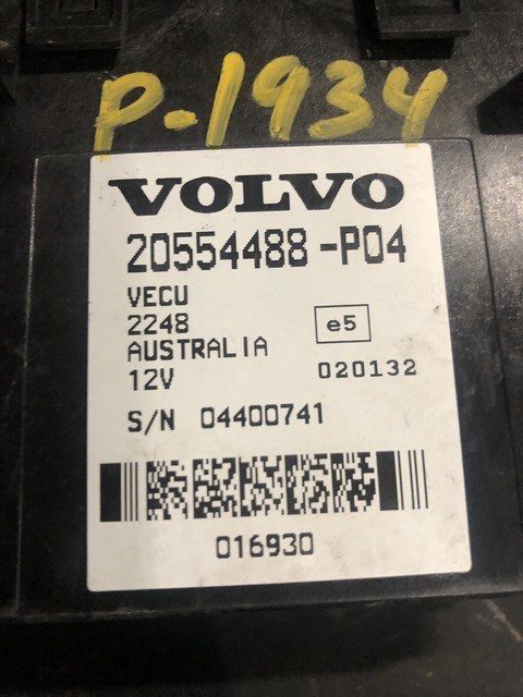 Volvo vecu распиновка