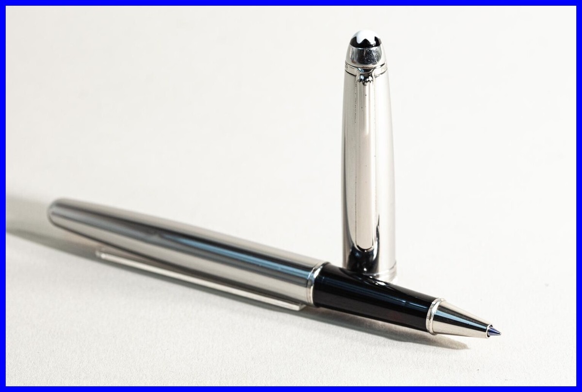 Vintage MONTBLANC Masterpiece Rollerball Pen 163 STEEL name