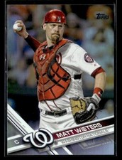 2017 Topps #694 Matt Wieters Rainbow Foil Card Washington Nationals