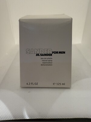 Sander By Jilsander For Men EDT Spray 4.2oz / 125ml TESTER NEW