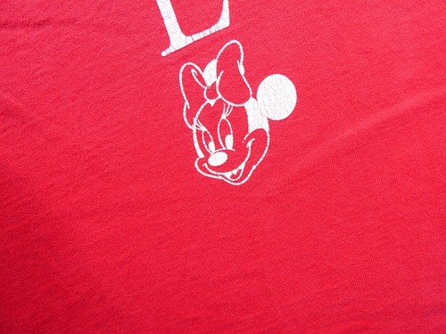 Vintage 90's Minnie Mouse Disney Designs Tank Top, Size Medium, Red Double Sided - Picture 11 of 16