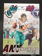 2023 Panini Prestige Any Given Sunday Xtra Points Red Trevor Lawrence /399