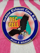 Pratt And Whitney Sticker, Tec Cell, Turbine Exhaust Case B.U.