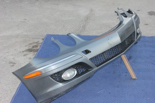 07-09 E CLASS E350 FRONT BUMPER COVER FOG TRIM FOAM ASSEMBLY GENUINE OEM GRAY - Picture 7 of 12