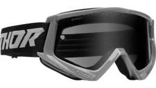 NEW THOR 2601-2694 Combat Sand Racer Goggles - Gray - Smoke - MOTORCYCLE/ATV