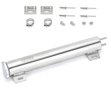 Universal 2"x13" Radiator Overflow Tank Bottle Catch Can Radiator Cooling 20OZ