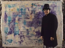 Mark Little￼￼ Professional Canvas￼ Painting 81” X 62”(6ft 9in)Abstract Modern