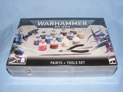 Warhammer Paint and Tools Set 60-12 Games Workshop Brandneu auf Lager 40k