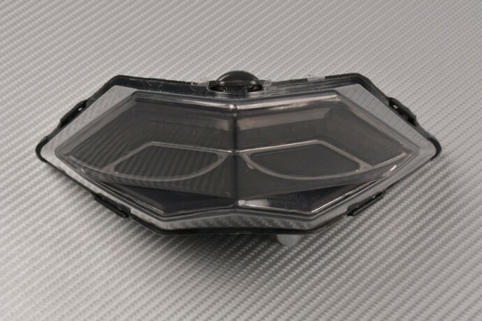 Feu arrière LED teinté noir pour Kawasaki Ninja 300 EX300A finition premium