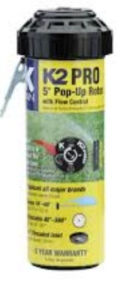 5 Pack ~ K-RAIN 10031 K2 PRO 5'' Pop-Up Rotor Sprinkler Head 40° to 360° 3/4''