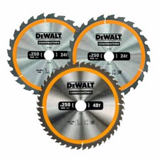 DEWALT Sägeblatt-Set Ø 250 3-teilig | DT1963
