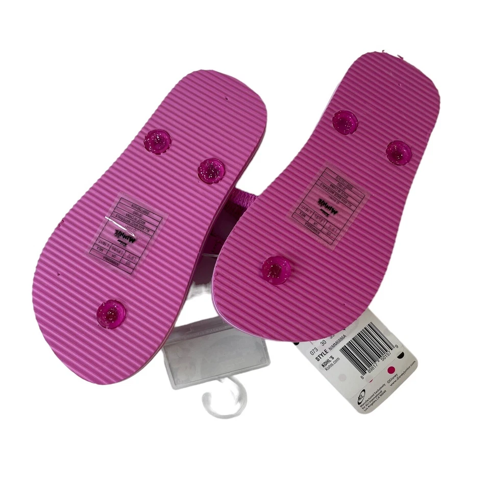 Chanclas Minnie Mouse Rosa L 9-10 Niñas Correa Trasera Foto 4 de 4