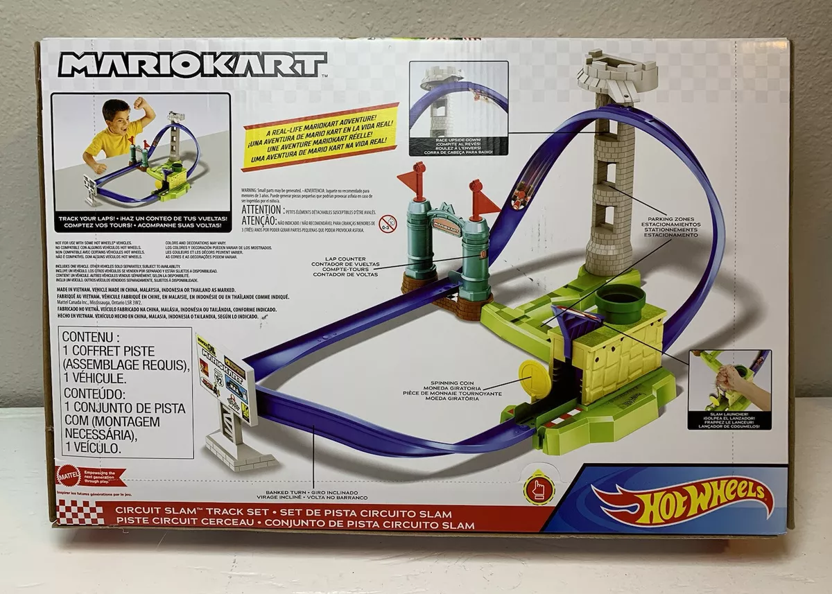 Hot Wheels Mario Kart Circuit Slam Track Set NEW | eBay