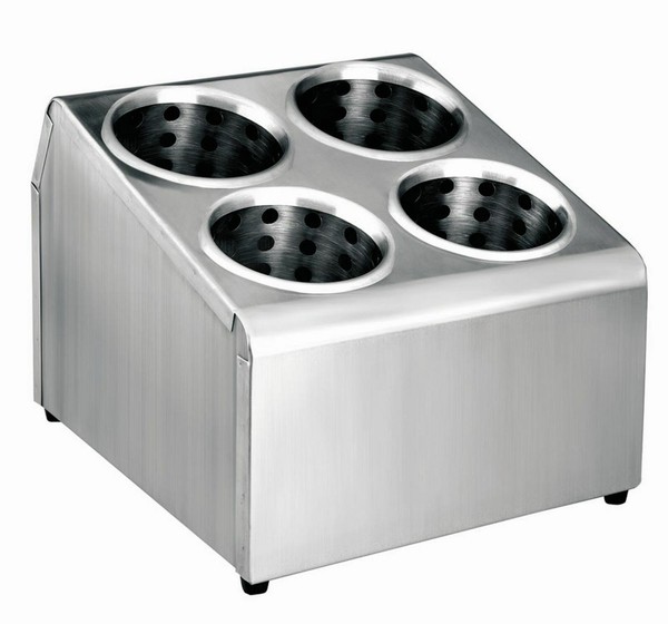 BesteckbehäLter Mit 4 BesteckköCher Besteckkasten Besteckbox Besteckhalter-image
