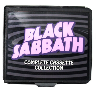 BLACK SABBATH - 23 Brand New factory sealed cassettes in a custom