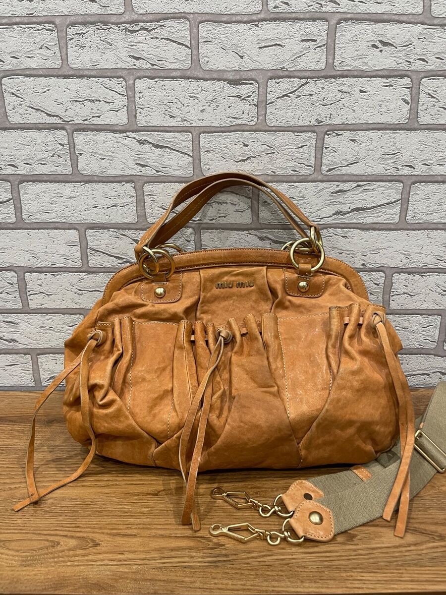 Vintage Miu Miu Leather Satchel Shoulder Bag | eBay Vintage Miu Miu Leather Satchel Shoulder Bag | eBay