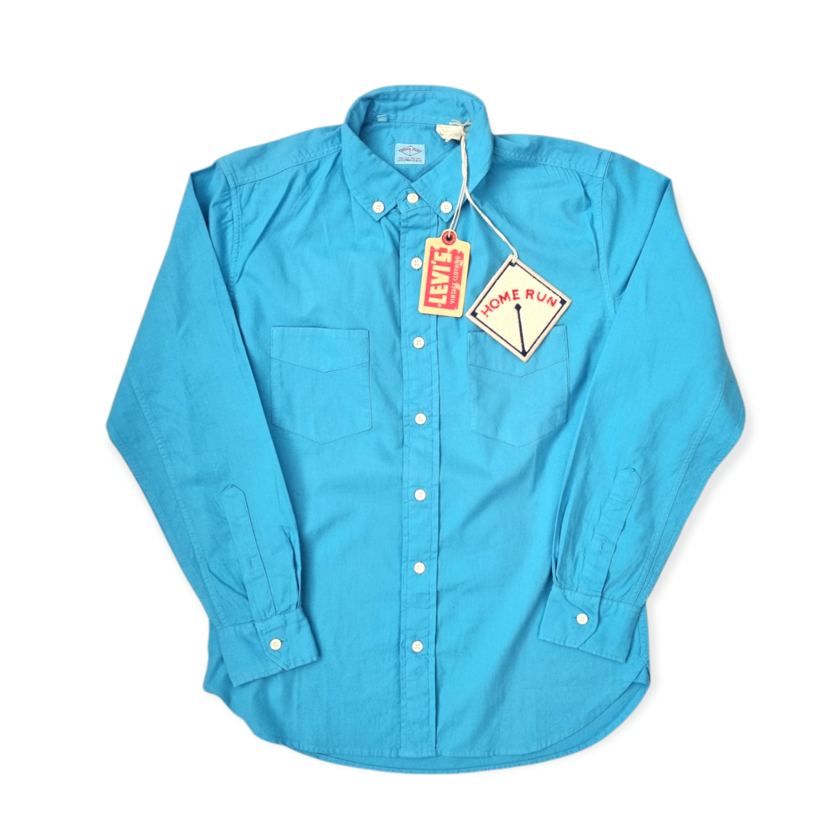 Chemise Levi's Vintage Clothing Homerun - Couleur Cendre Bleu - Taille XS - Neuf Avec étiquettes (collection SS16)