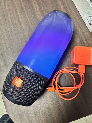 JBL PULSE 3 Bluetooth Speaker Multi Color LED JBLPULSE3BLKJN Brack 