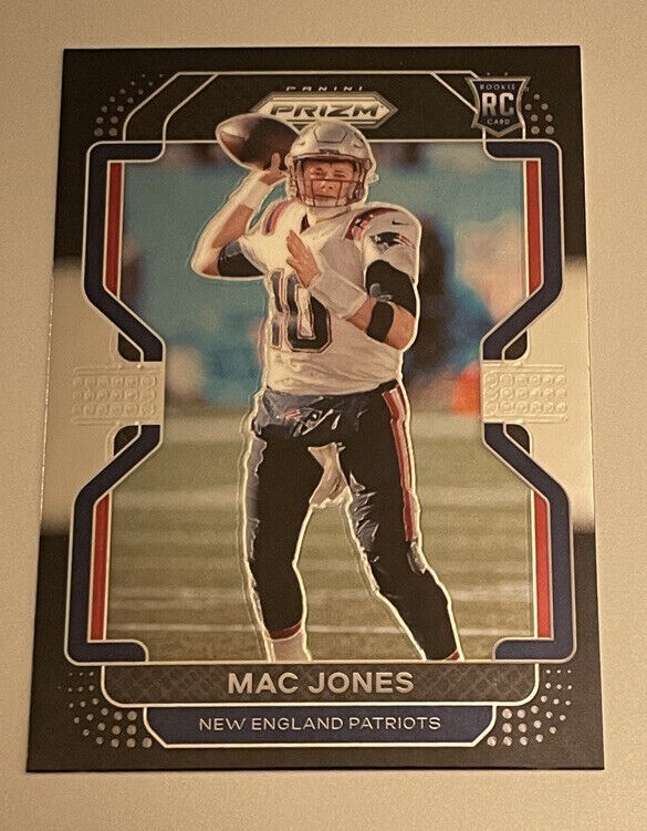 Mac Jones 2021 Chronicles #PB-5 Prizm Black Price Guide