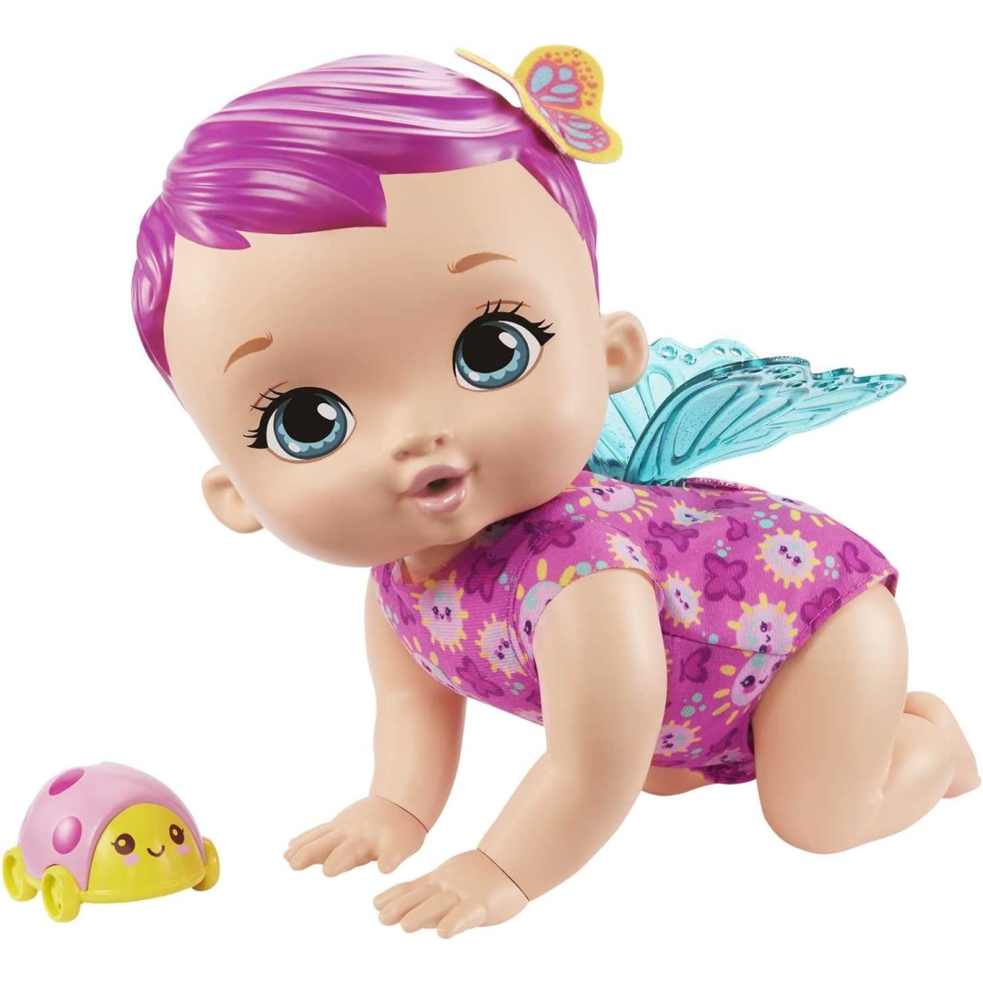 Pink Trotteur Jane Wings My Garden Baby Giggle Crawl Baby