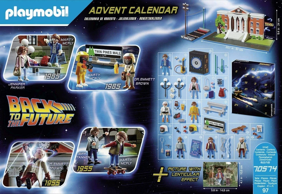 Back to the Future: Playmobil Back to the Future 97-piece Advent Calendar  with 7 vinyl figures