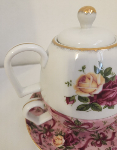 Royal Albert Old Country Rose 3 teiliges Teeservice Pink Chintz 1962 Retired TOP - Bild 16 von 19