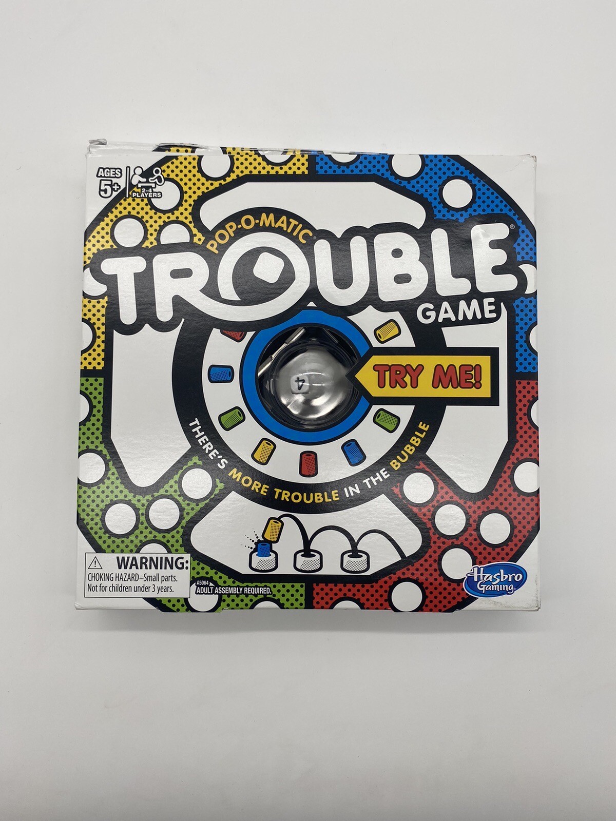 Pop-O-Matic Trouble Board Game Hasbro Gaming BRAND NEW