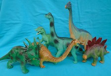 DINOSAURS, Stegosaurus, Brachiosaurus, Dilophosaurus, Styracosaurus, 7-12"