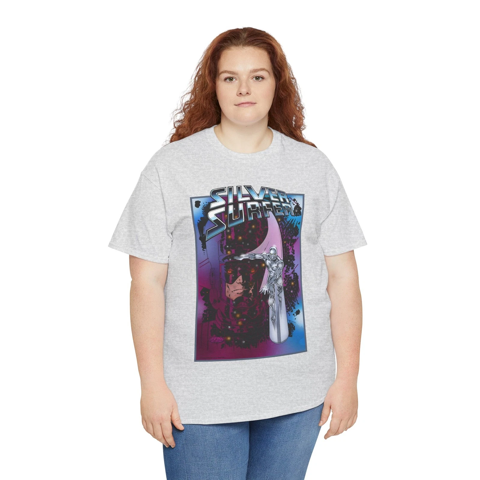 Silver Surfer & Galactus T-Shirt - John Byrne Art - Marvel Comics