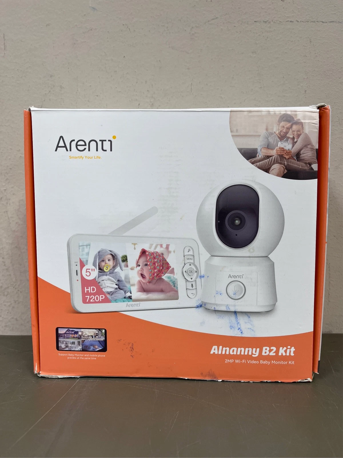 ARENTI Video Baby Monitor with Camera and Audio, 5-inch Smart Baby Camera Monito