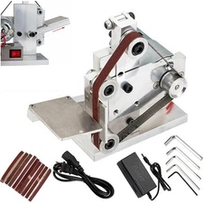 110V Belt Sander Polishing Grinding Machine DIY Mini Belt Sander Kn... Fast Ship