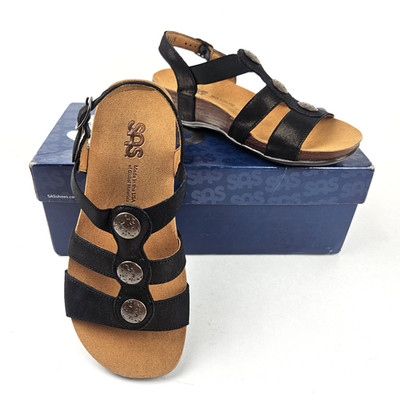 SAS Women's Shoes Clover Space Nero 7 Medium Brand New In Box Save Big
